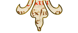 the bottom half of a fleur de lis